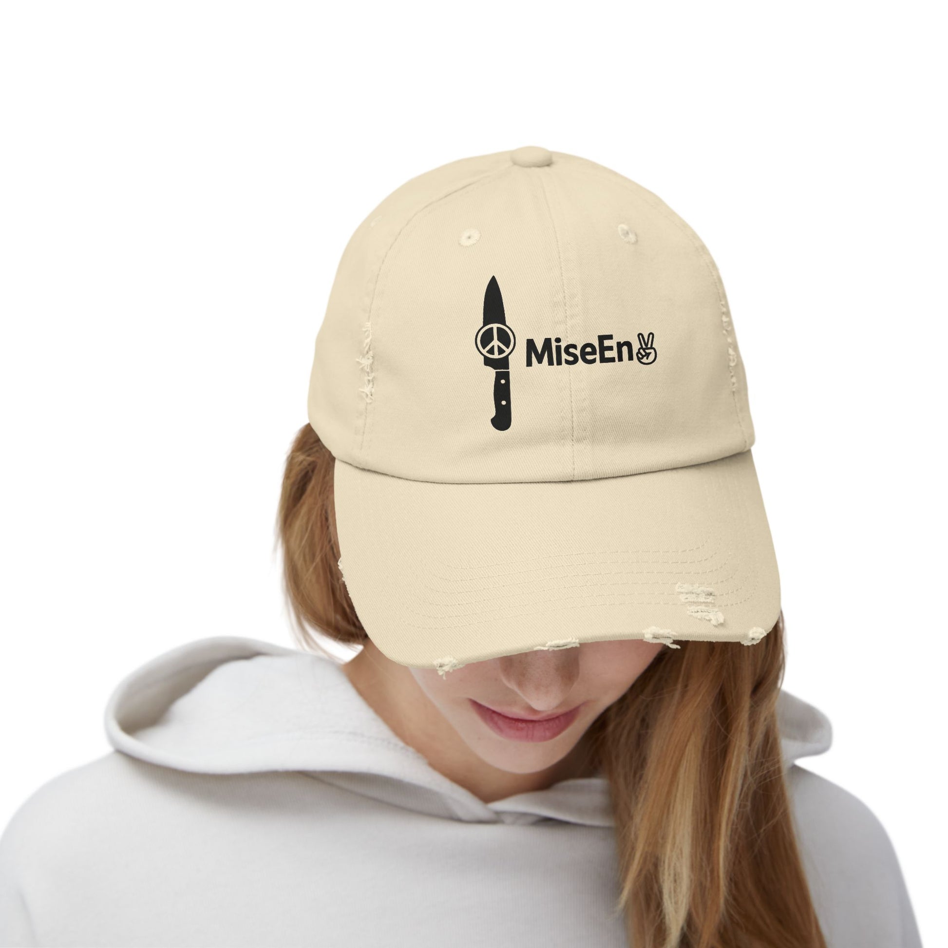 Distressed MisEn✌️Cap - Mental Health Chef Server Funny Every Day Gift