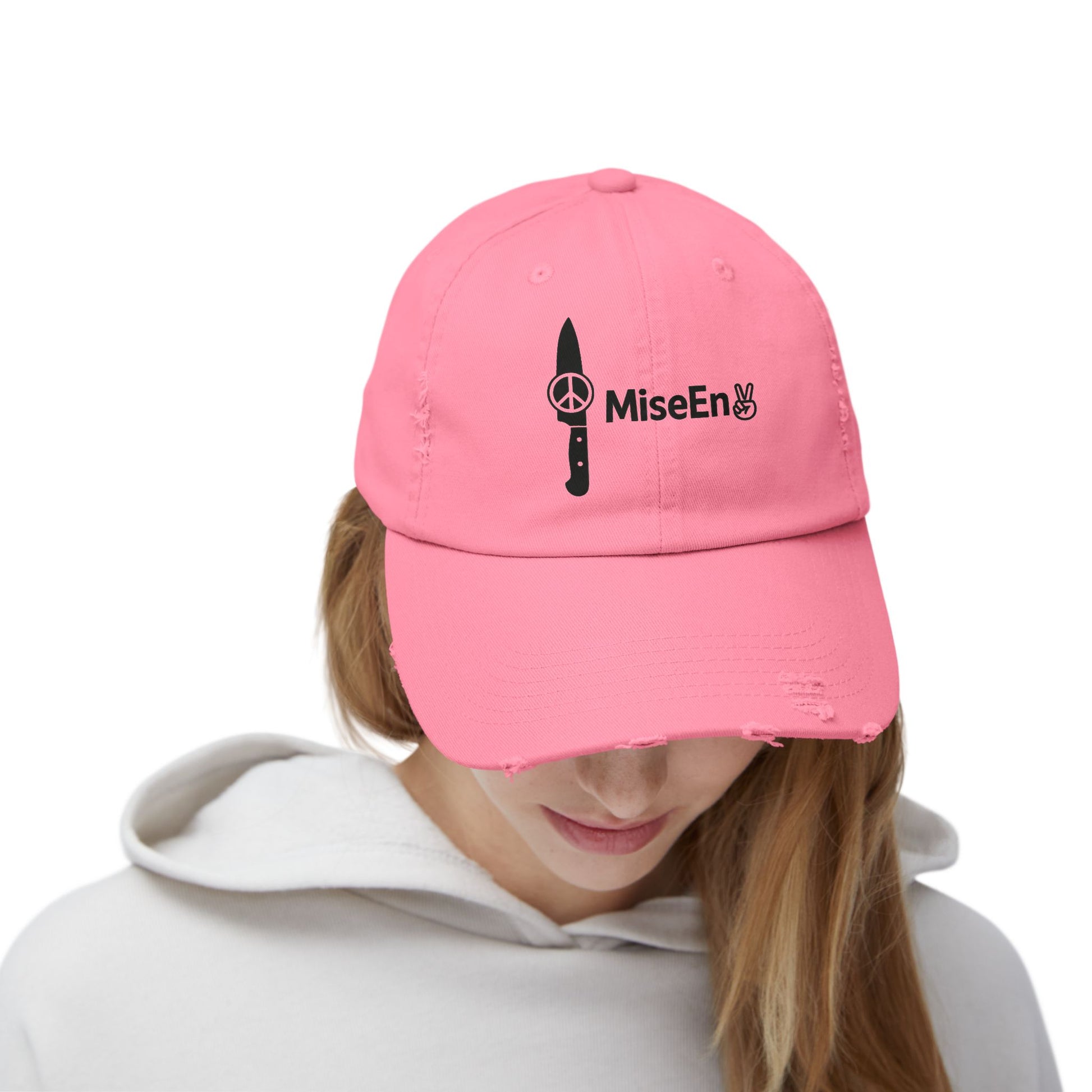 Distressed MisEn✌️Cap - Mental Health Chef Server Funny Every Day Gift