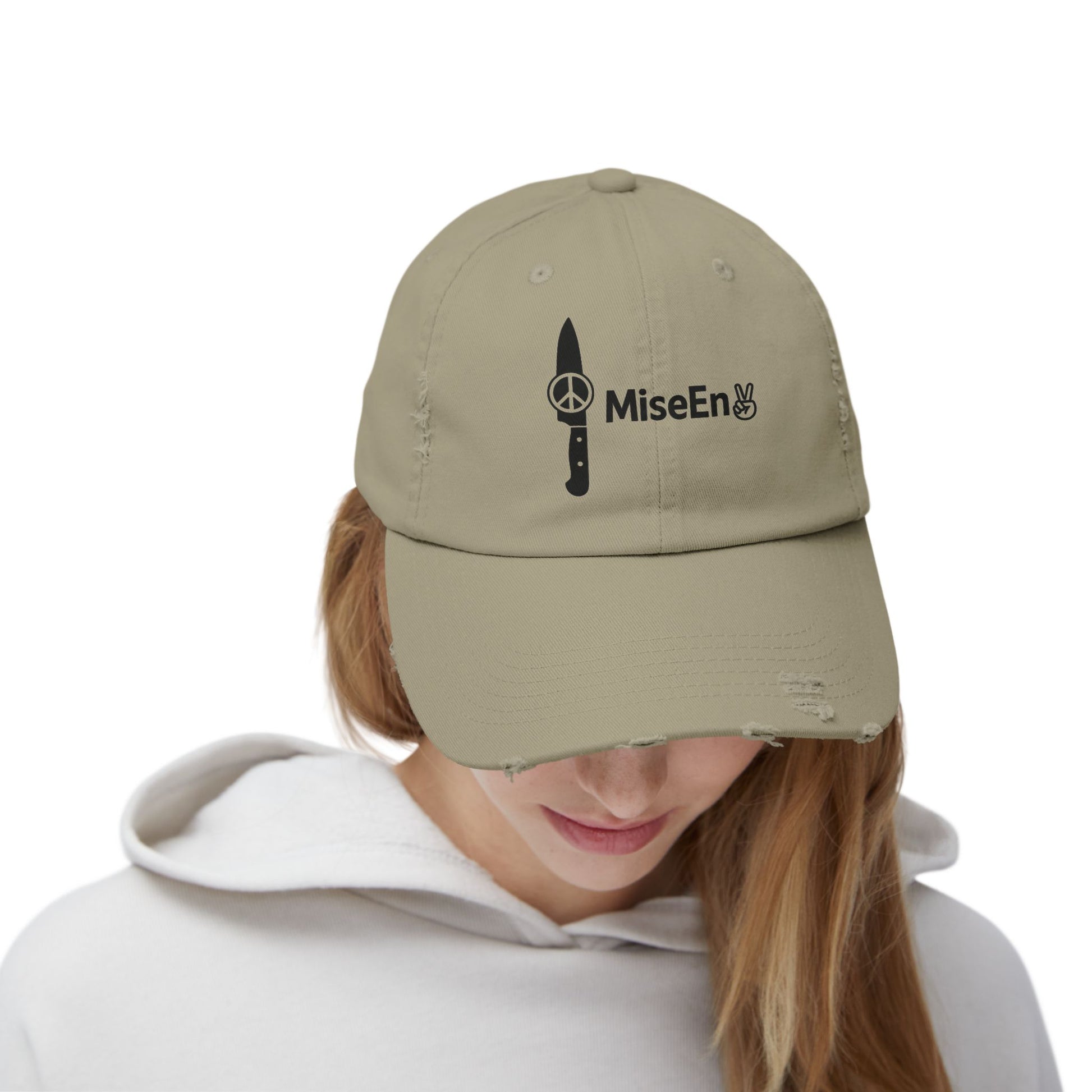 Distressed MisEn✌️Cap - Mental Health Chef Server Funny Every Day Gift