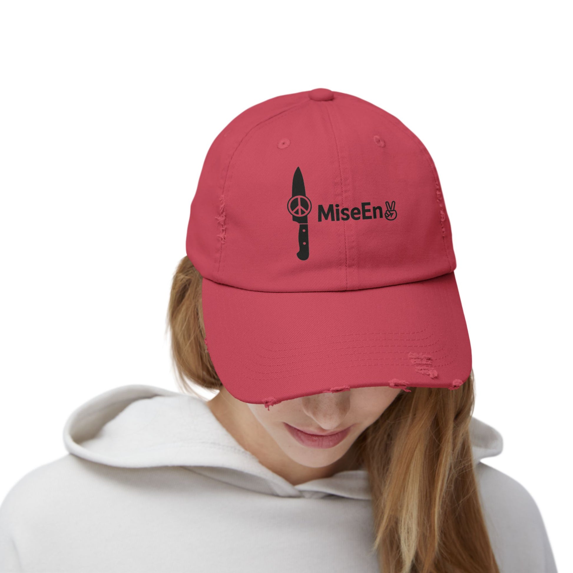 Distressed MisEn✌️Cap - Mental Health Chef Server Funny Every Day Gift