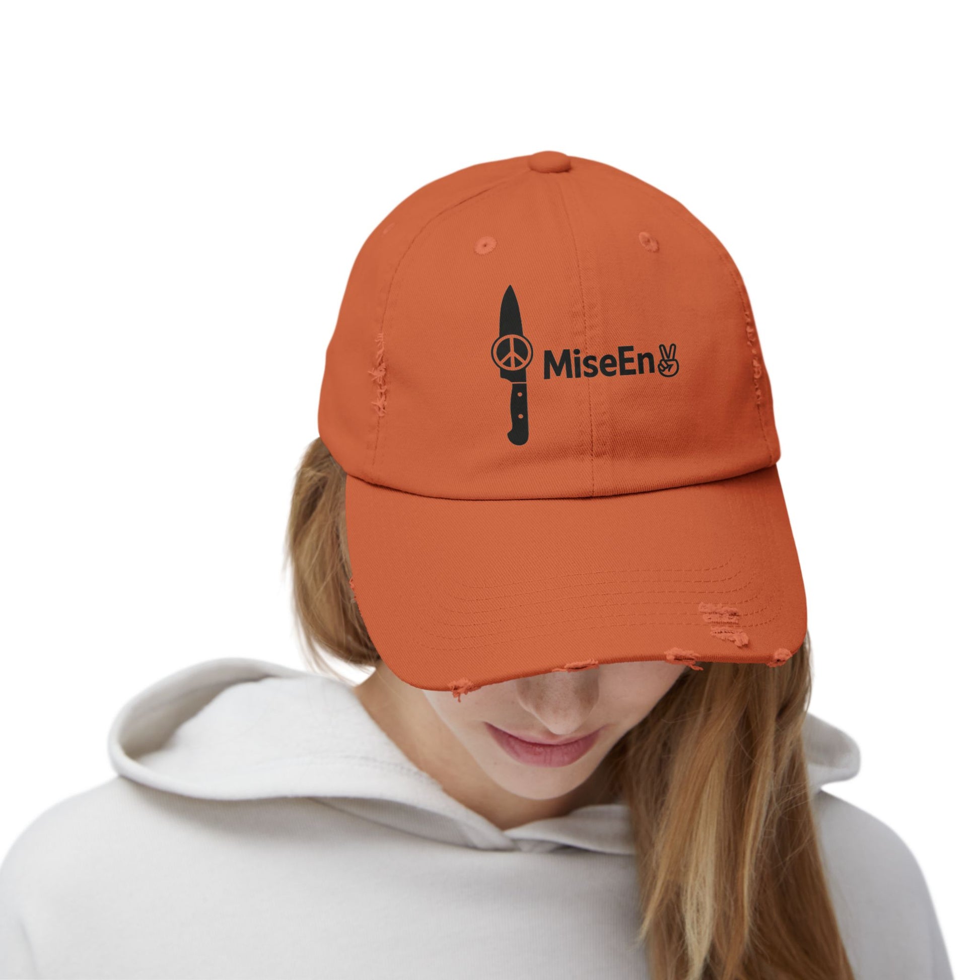 Distressed MisEn✌️Cap - Mental Health Chef Server Funny Every Day Gift