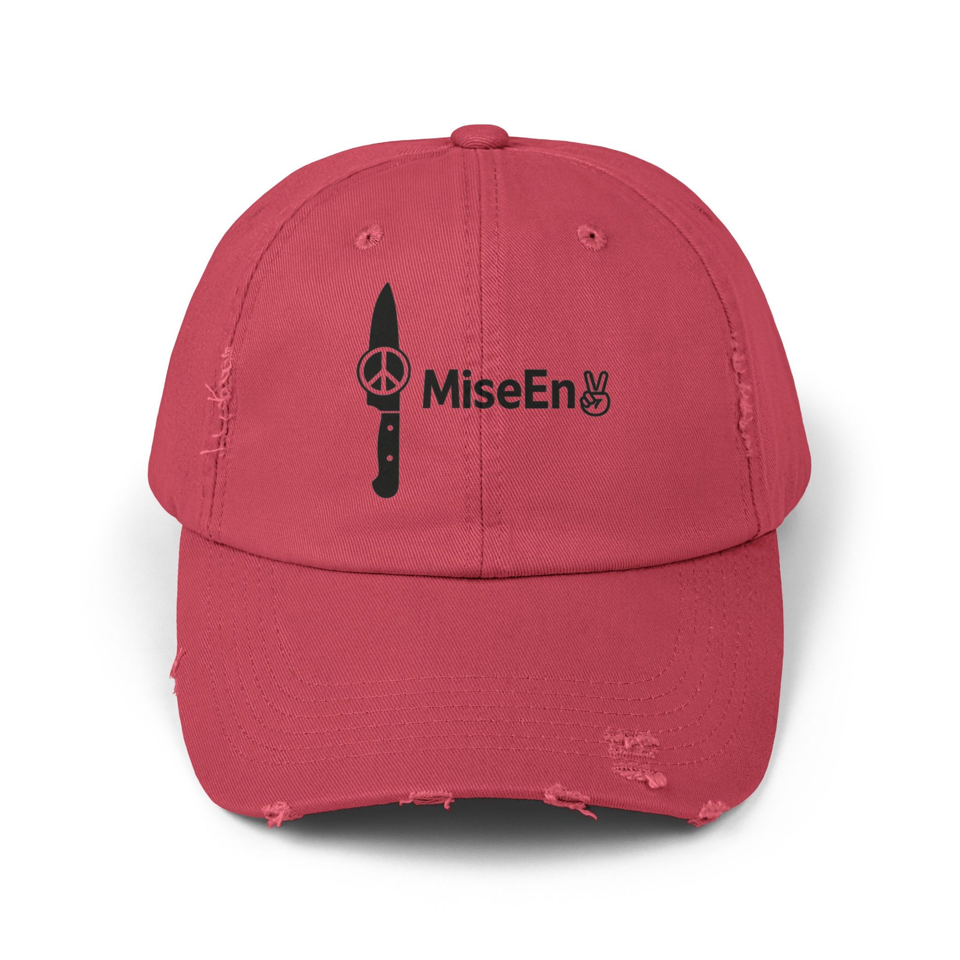 Distressed MisEn✌️Cap - Mental Health Chef Server Funny Every Day Gift
