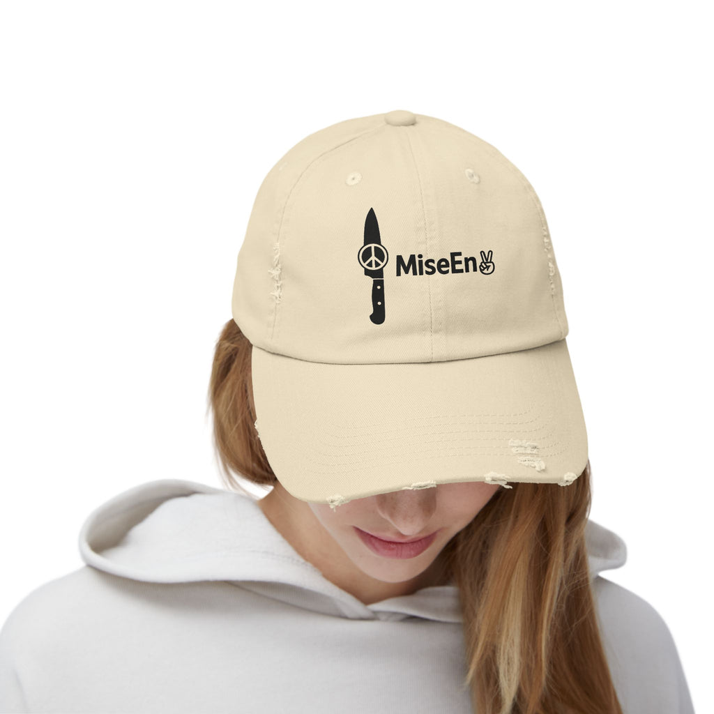 Distressed MisEn✌️Cap - Mental Health Chef Server Funny Every Day Gift