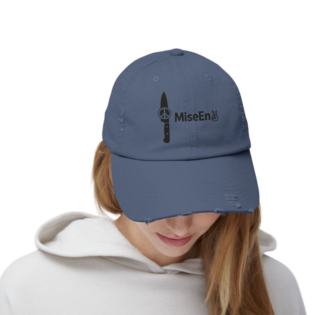Distressed MisEn✌️Cap - Mental Health Chef Server Funny Every Day Gift
