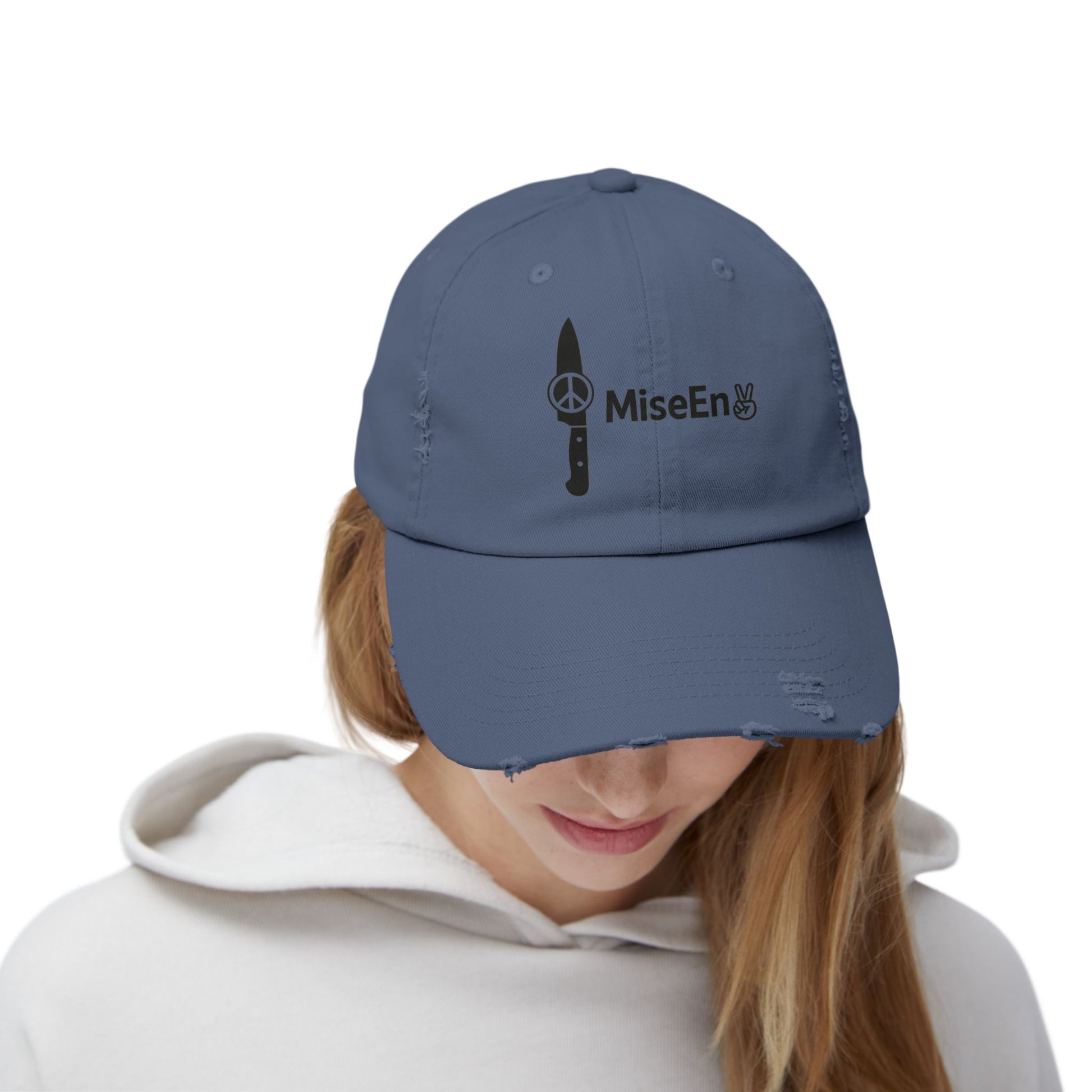 Distressed MisEn✌️Cap - Mental Health Chef Server Funny Every Day Gift